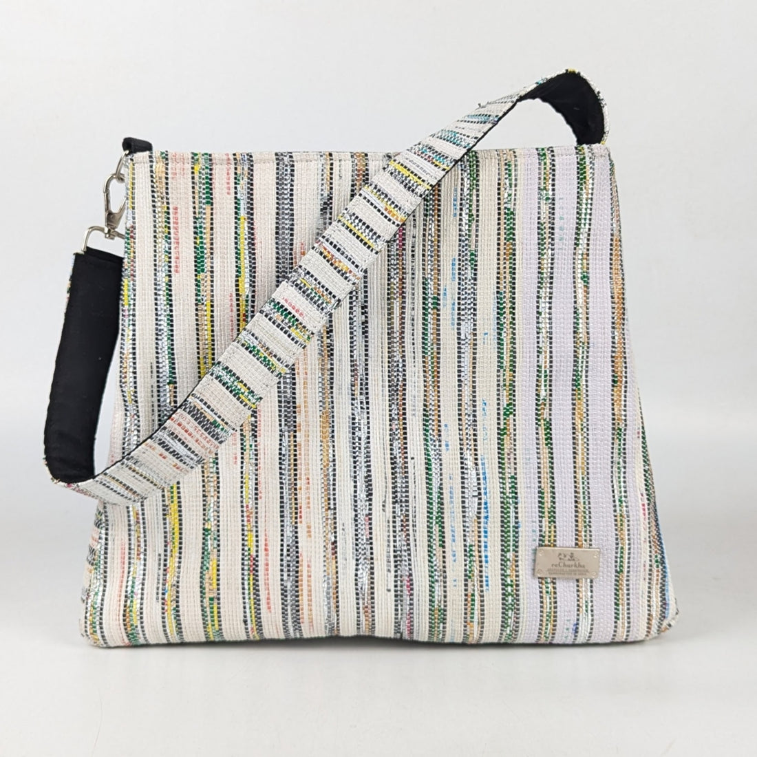 Upcycled Handcrafted Trapeze Tote (TT0925-003) PS_W