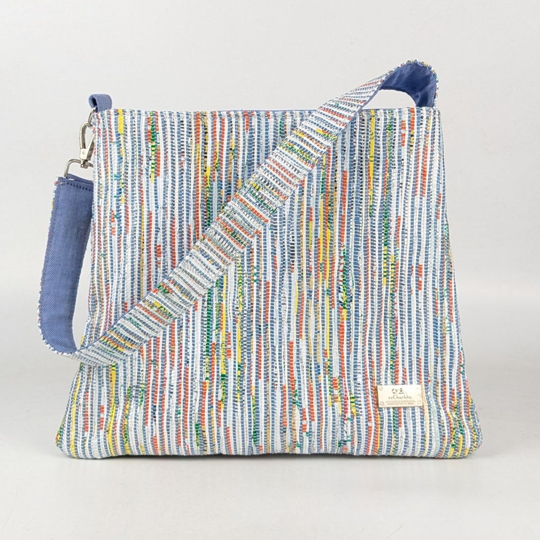 Upcycled Handcrafted Trapeze Tote (TT0925-004) PS_W