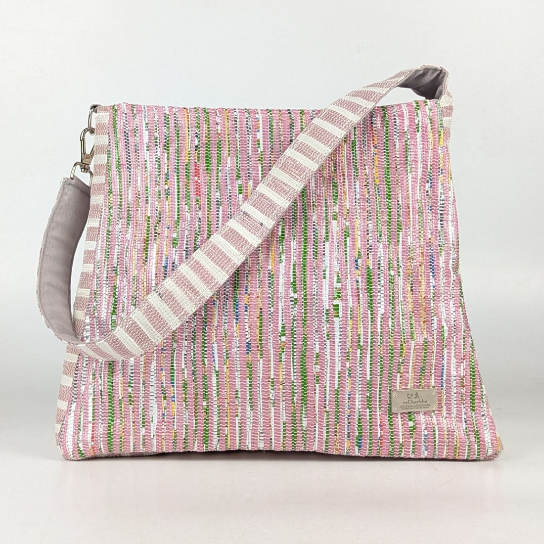 Upcycled Handcrafted Trapeze Tote (TT1125-009) PS_W