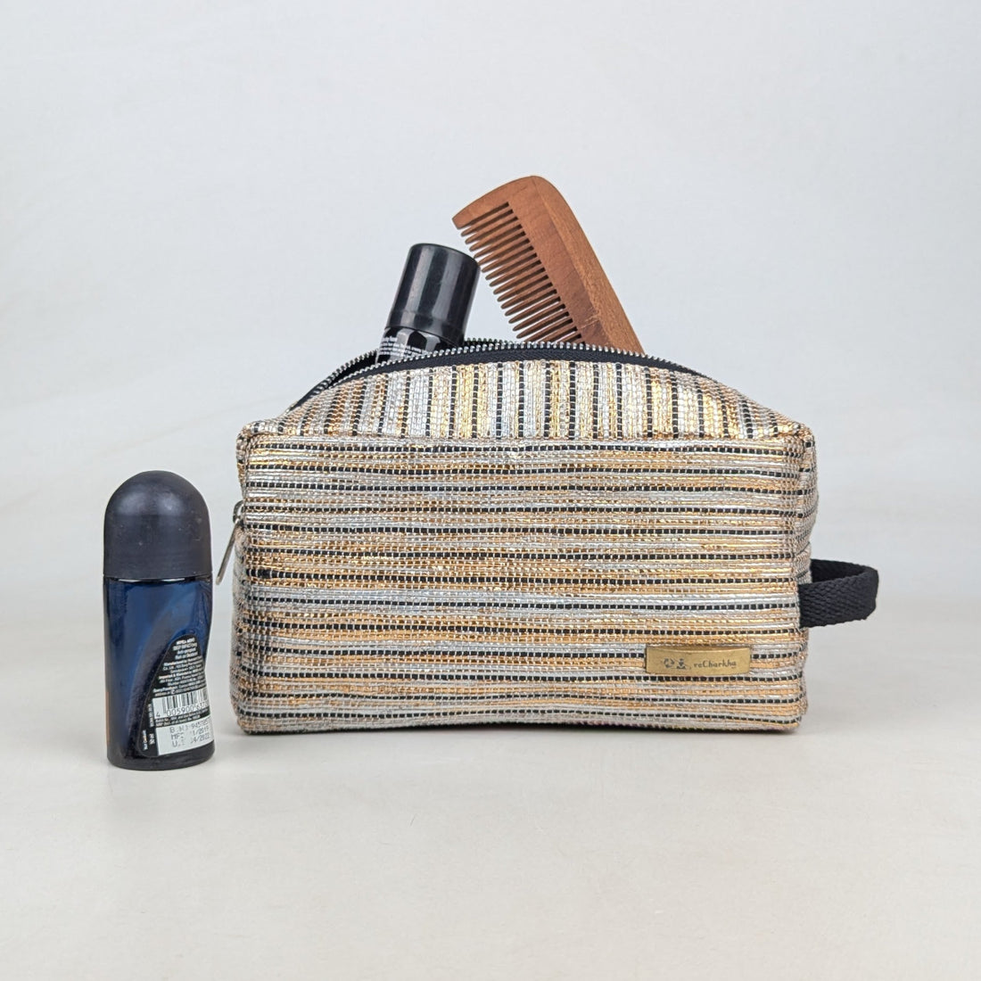 Upcycled Handcrafted Travel Pouch (TK0526-012) PS_W