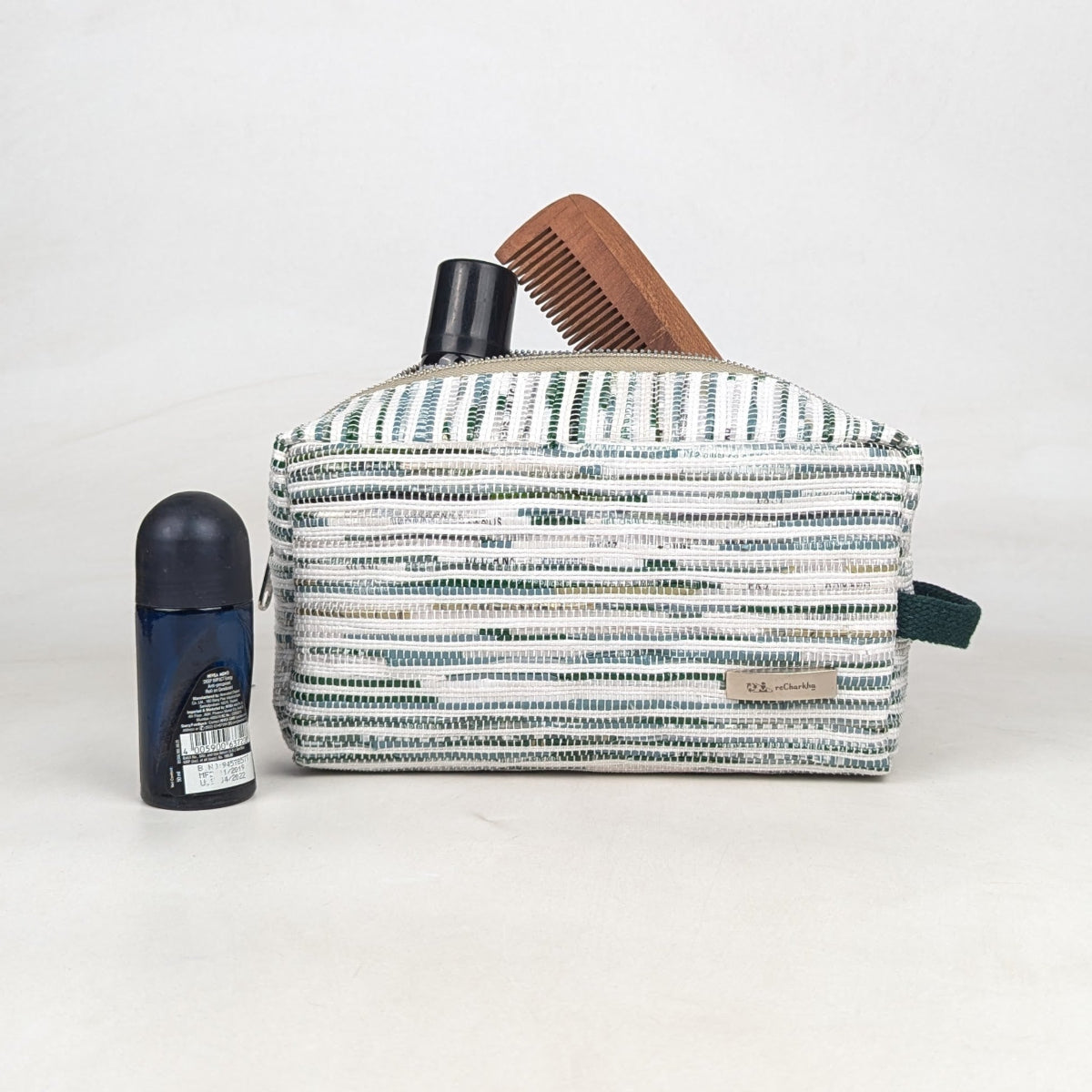 Upcycled Handcrafted Travel Pouch (TK0526-019) PS_W