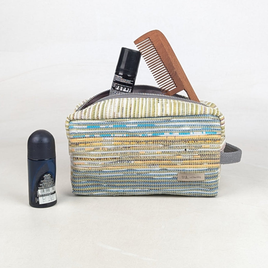 Upcycled Handcrafted Travel Pouch (TK0726-006) 