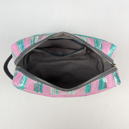 Upcycled Handcrafted Travel Pouch (TK1225-019) PS_W