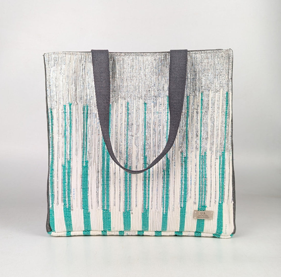 Upcycled Handcrafted Urban Tote (UT1025-003) [for 14&quot; laptop] PS_W