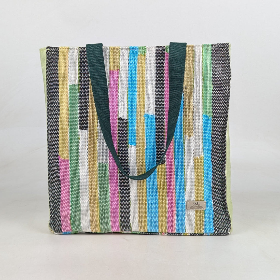 Upcycled Handcrafted Urban Tote (UT0626-005) [for 14" laptop]