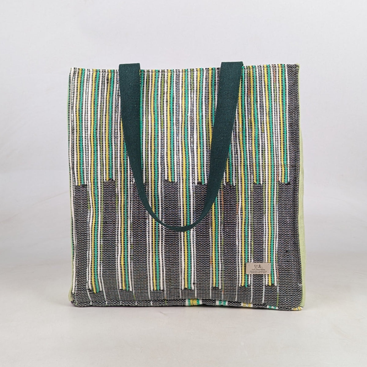 Upcycled Handcrafted Urban Tote (UT0626-006) [for 14" laptop]