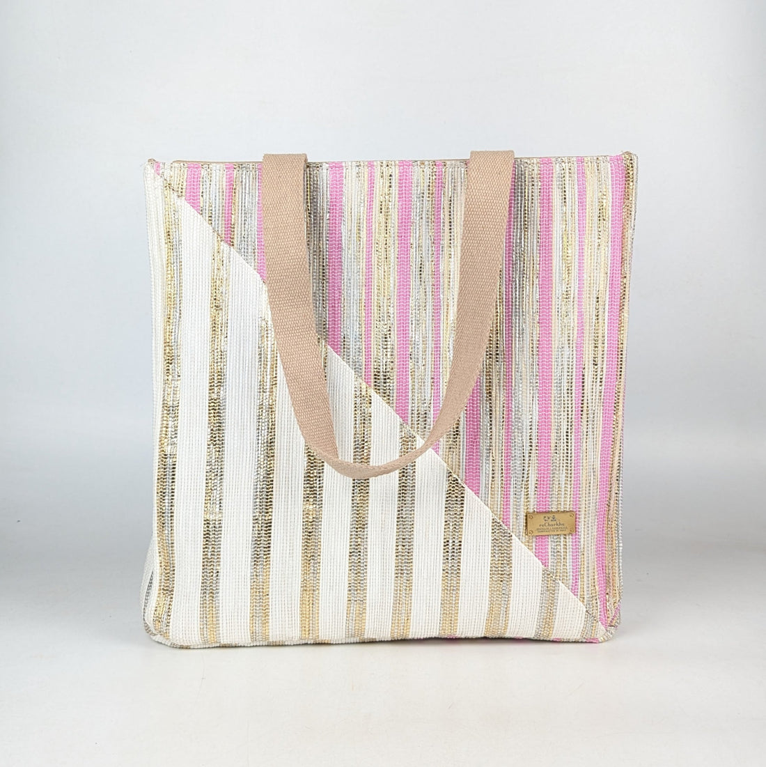 Upcycled Handcrafted Urban Tote (UT1025-007) [for 14&quot; laptop]