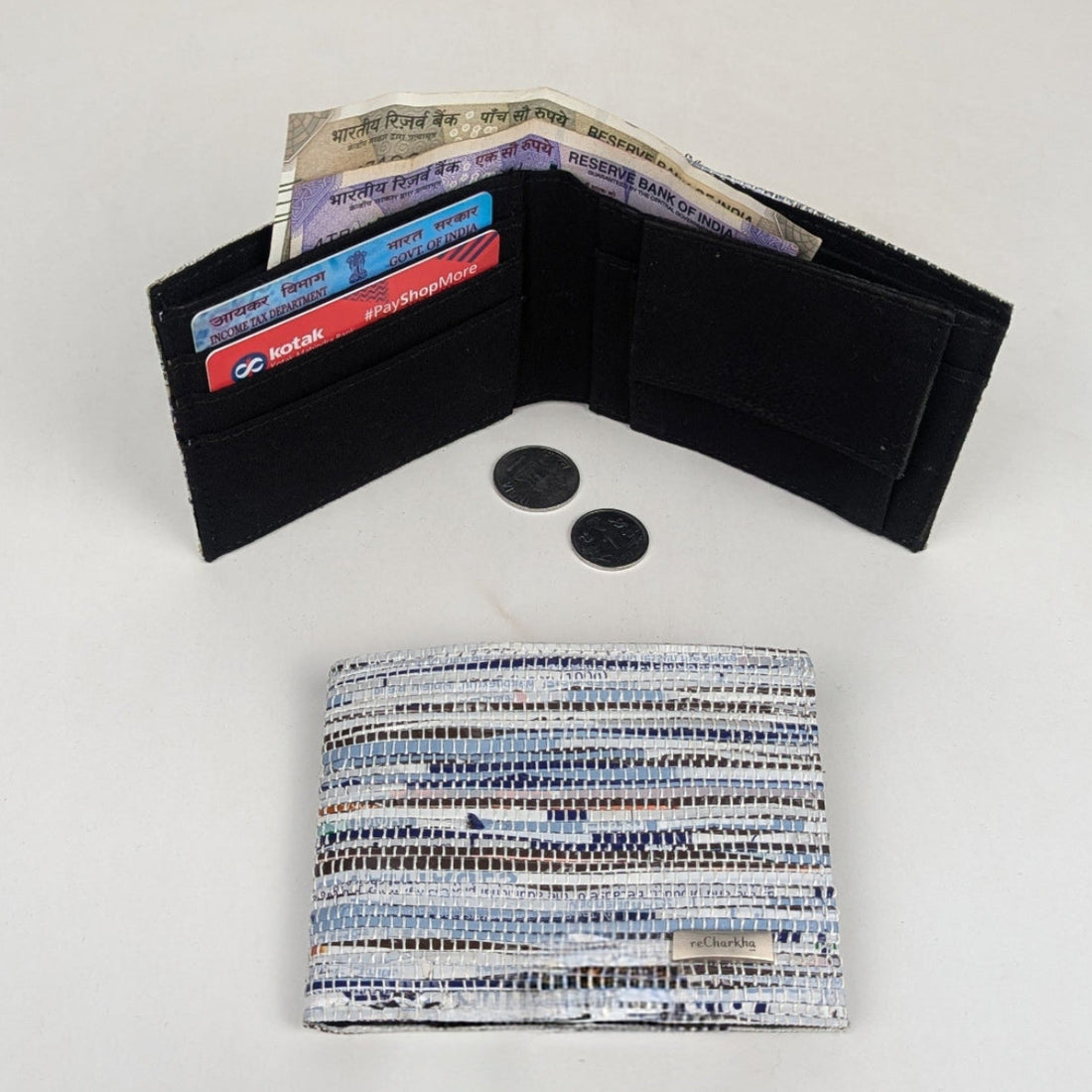 Upcycled Handcrafted Wallet (W0226-002) PS_W