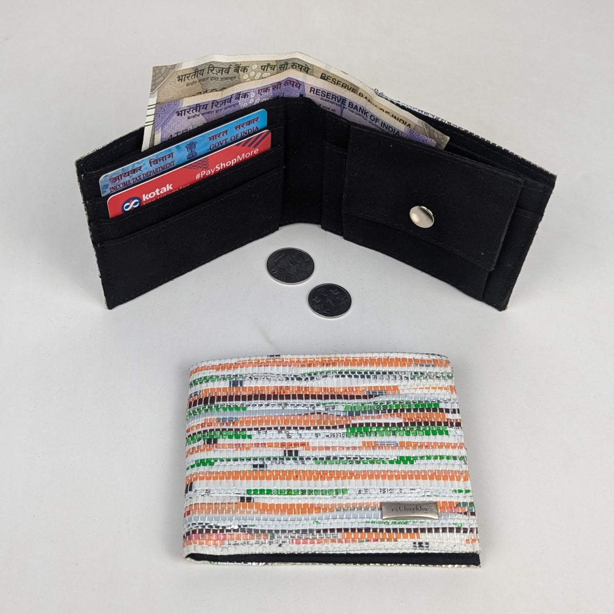 Upcycled Handcrafted Wallet (W0226-004) PS_W