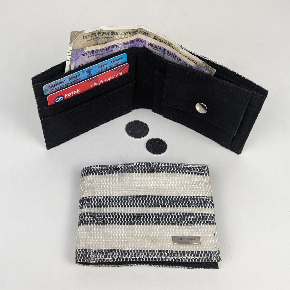 Upcycled Handcrafted Wallet (W0226-007) PS_W