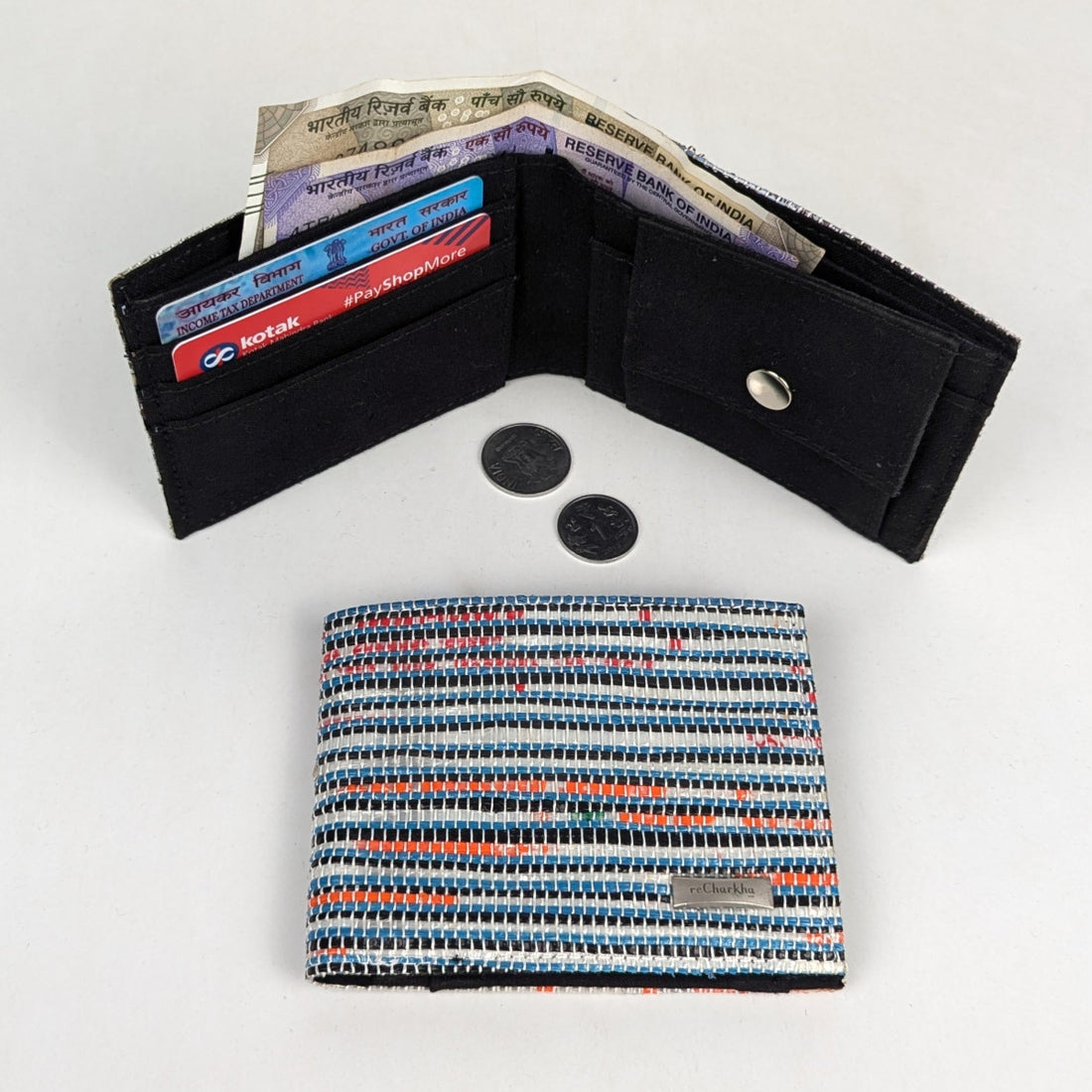 Upcycled Handcrafted Wallet (W0226-015) PS_W