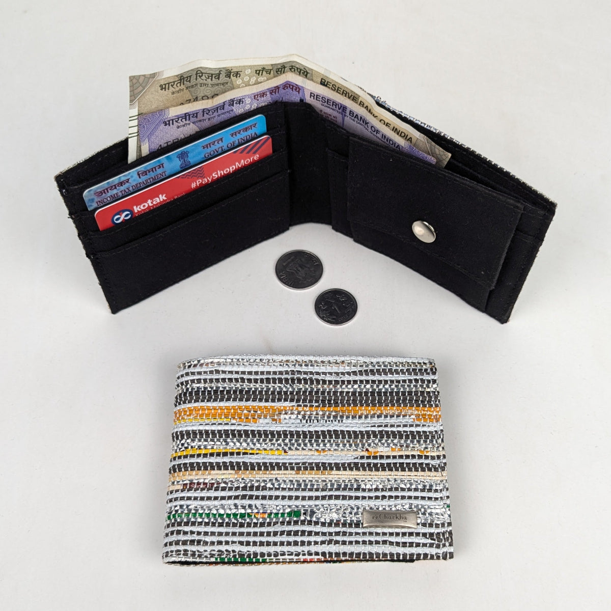 Upcycled Handcrafted Wallet (W0226-017) PS_W