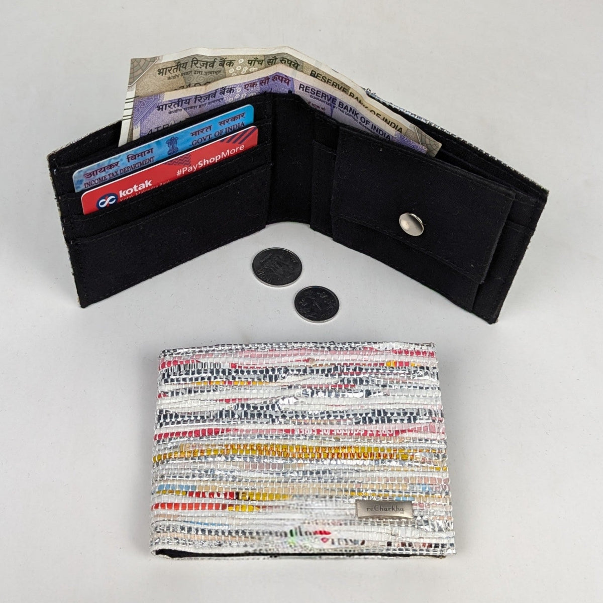 Upcycled Handcrafted Wallet (W0226-021) PS_W