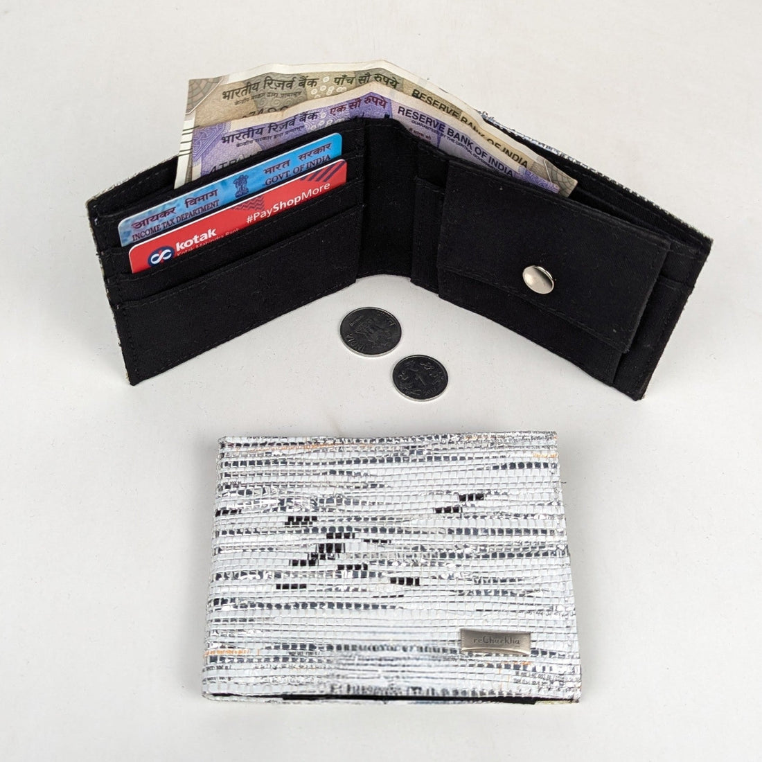 Upcycled Handcrafted Wallet (W0226-022) PS_W