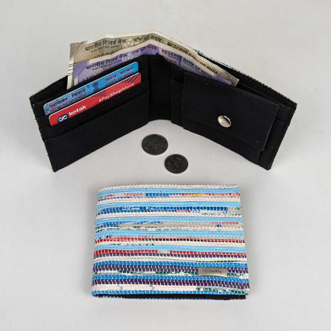 Upcycled Handcrafted Wallet (W0226-023) PS_W