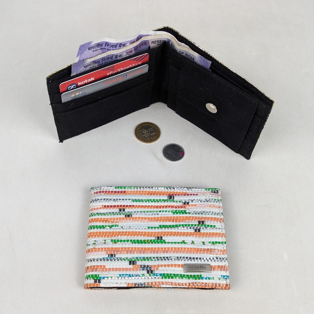 Upcycled Handcrafted Wallet (W0726-003) 