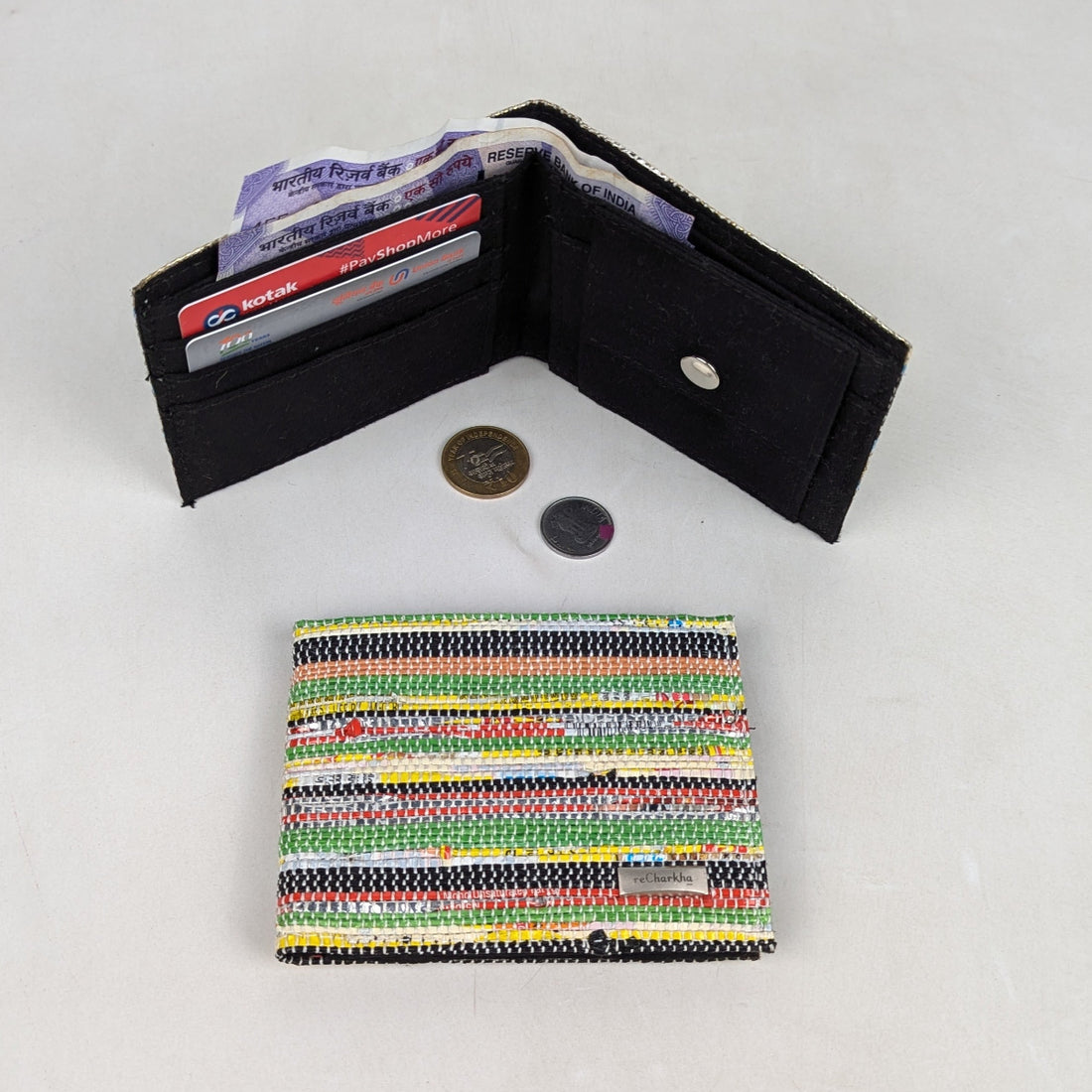 Upcycled Handcrafted Wallet (W0726-004) 