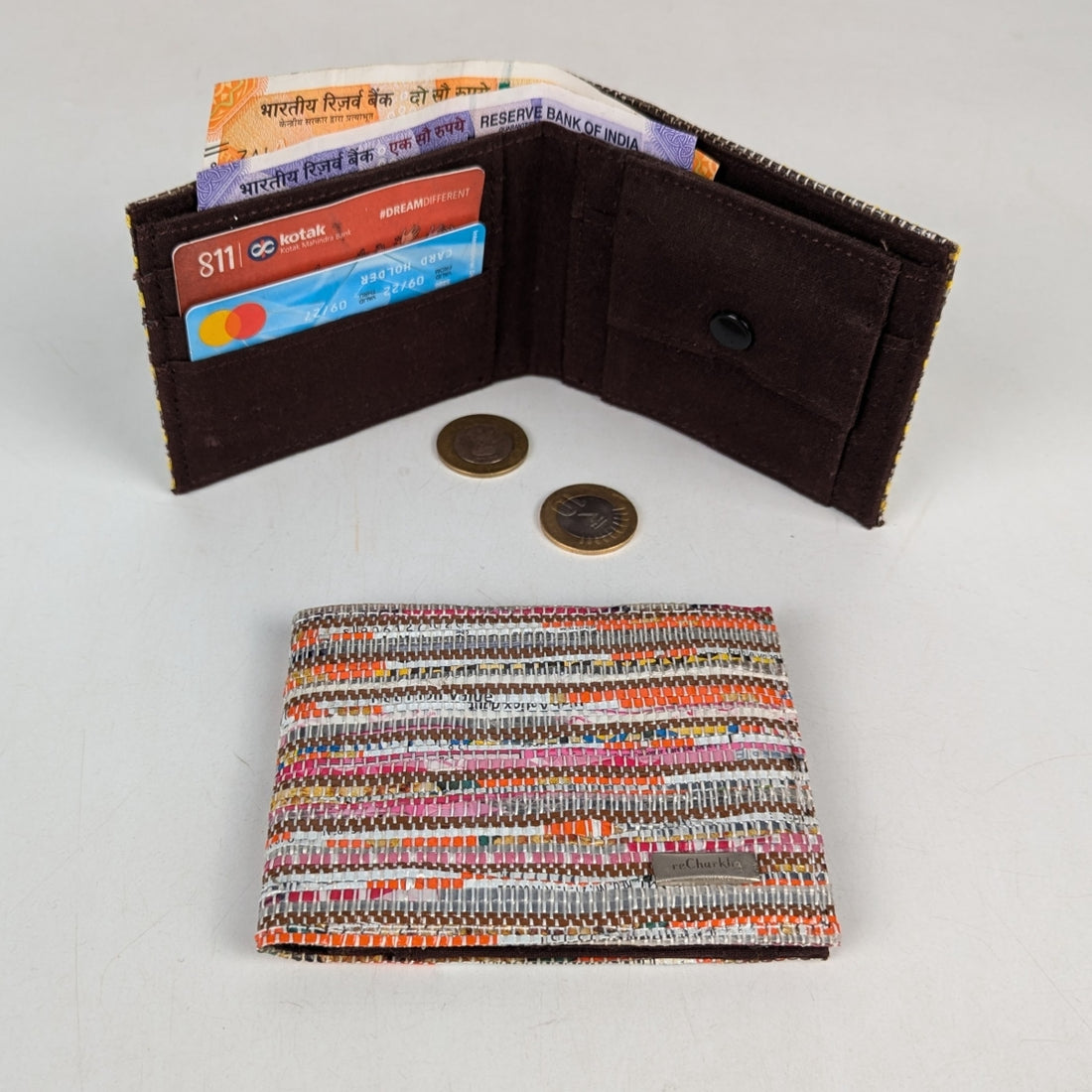 Upcycled Handcrafted Wallet (W1025-005) PS_W