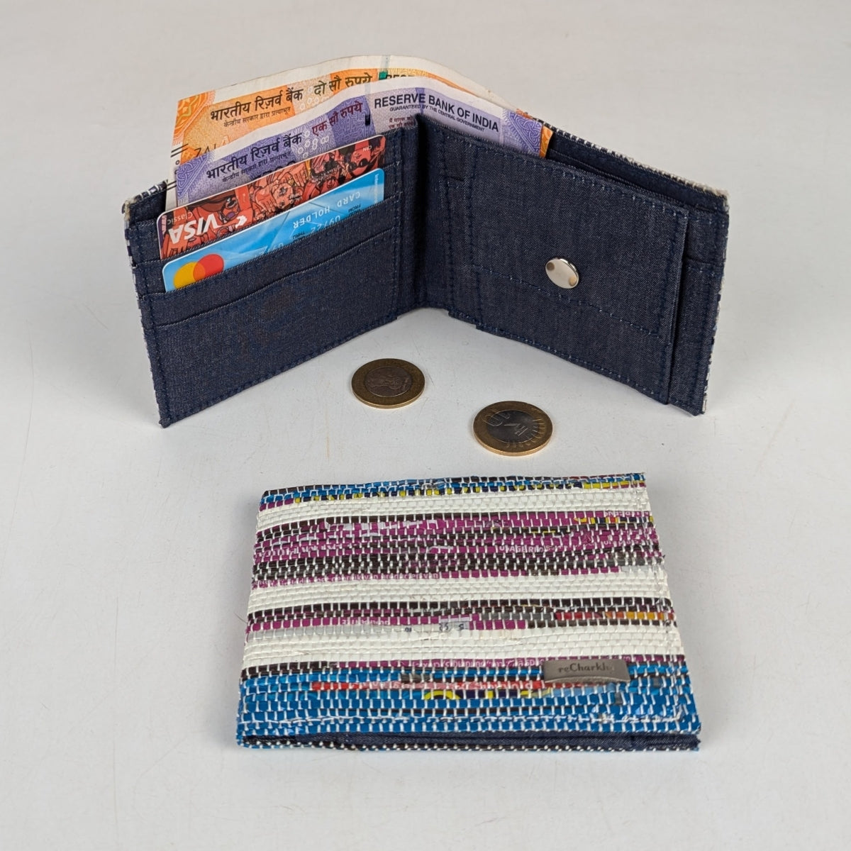 Upcycled Handcrafted Wallet (W1025-006) PS_W