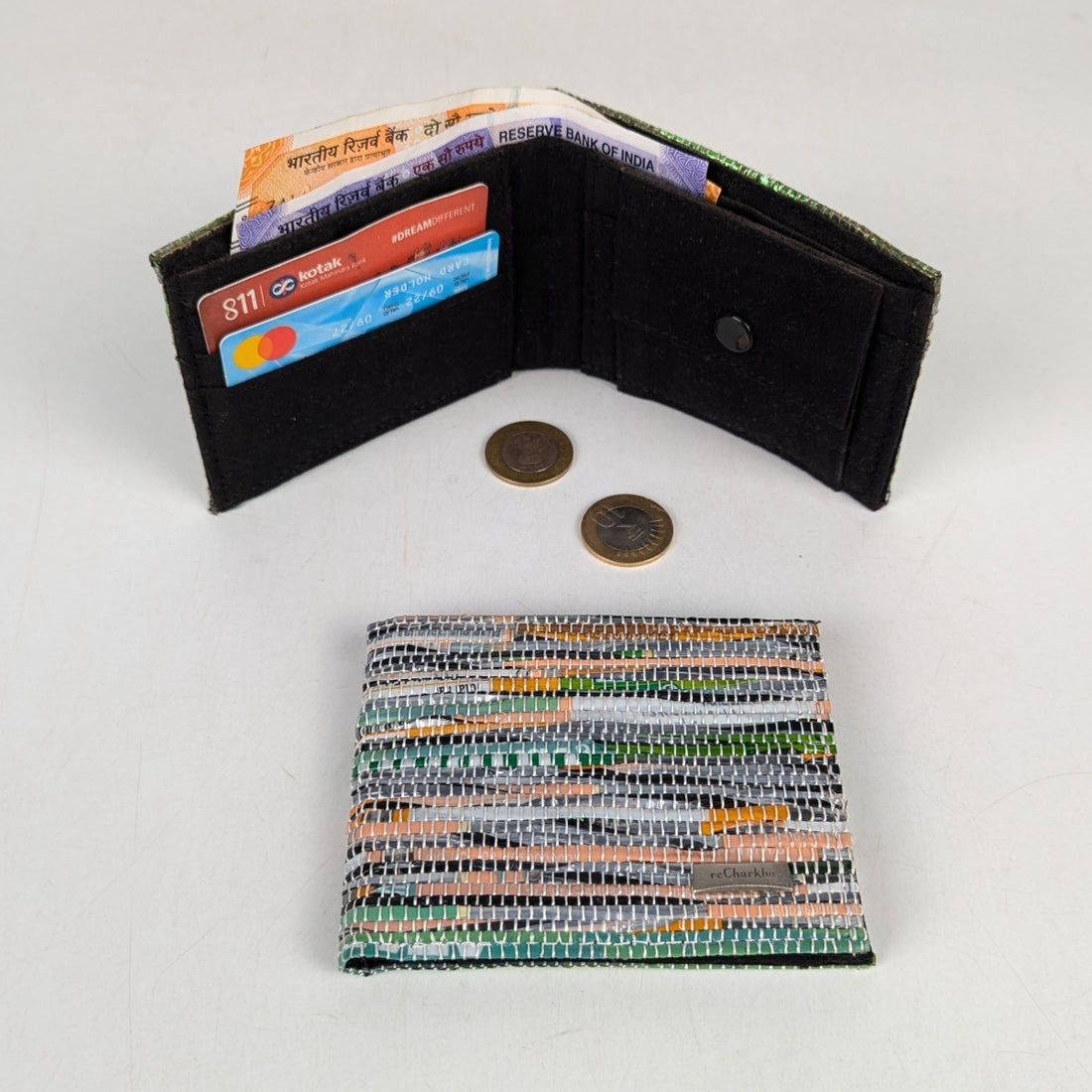 Upcycled Handcrafted Wallet (W1025-009) PS_W