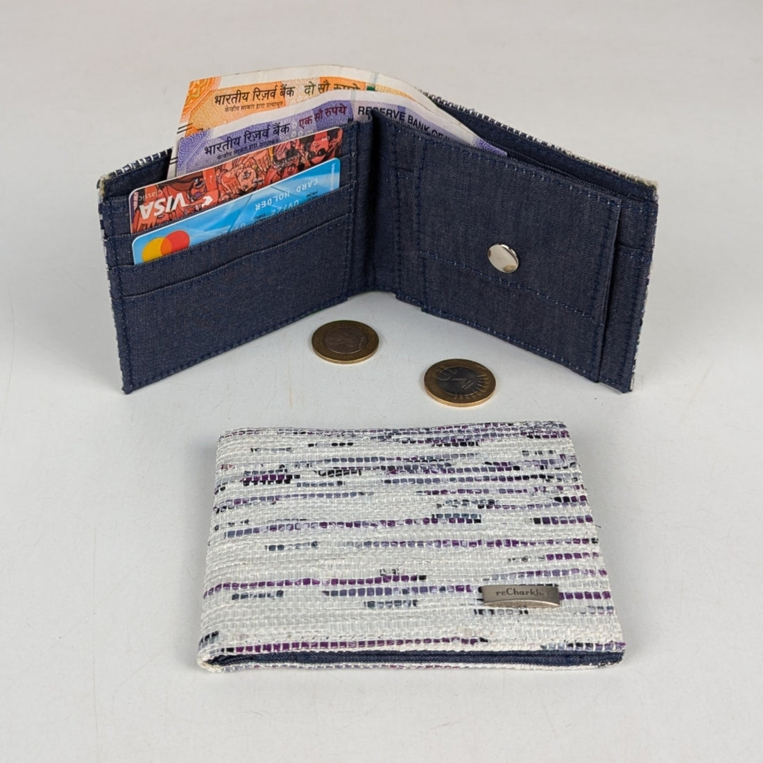 Upcycled Handcrafted Wallet (W1025-010) PS_W