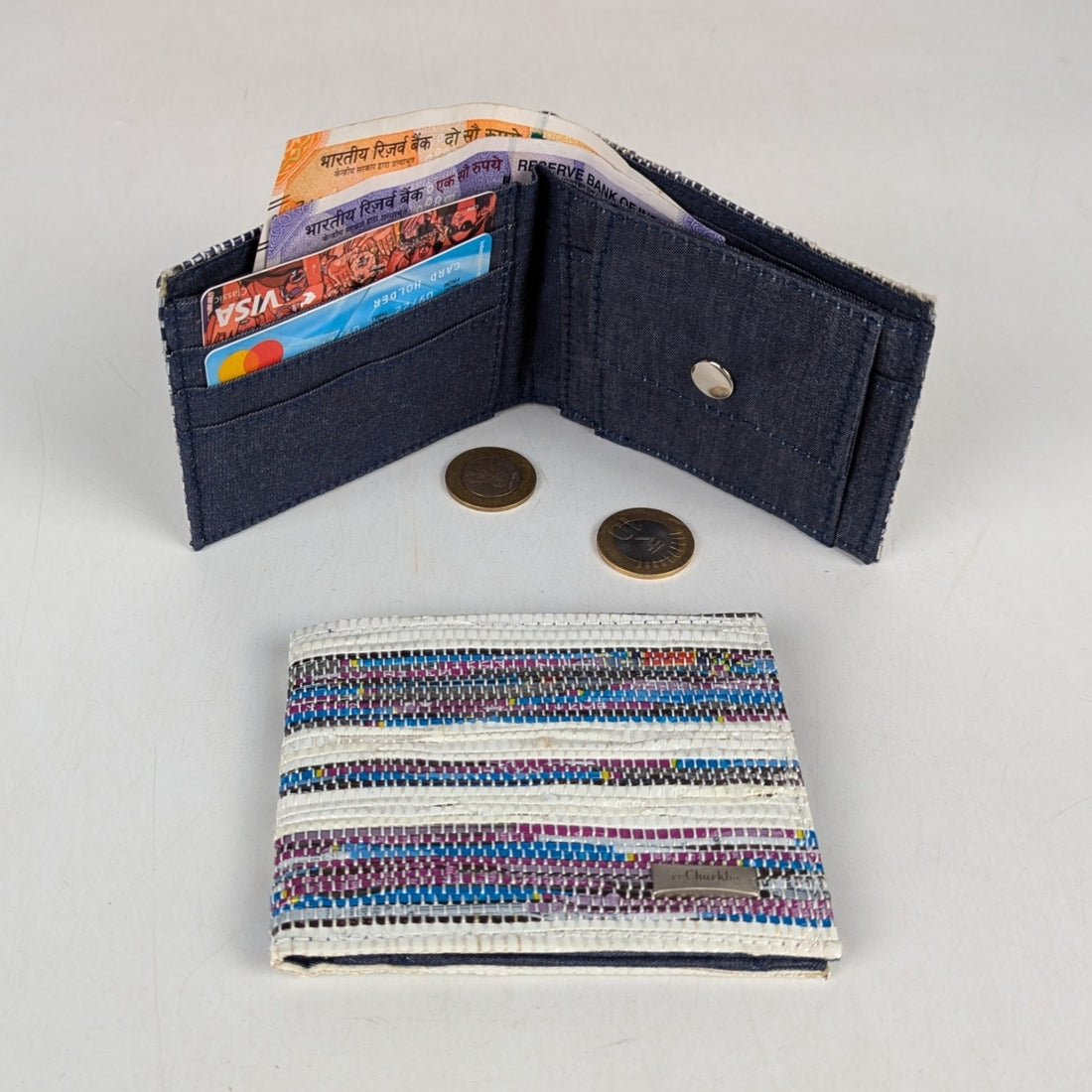 Upcycled Handcrafted Wallet (W1025-013) PS_W