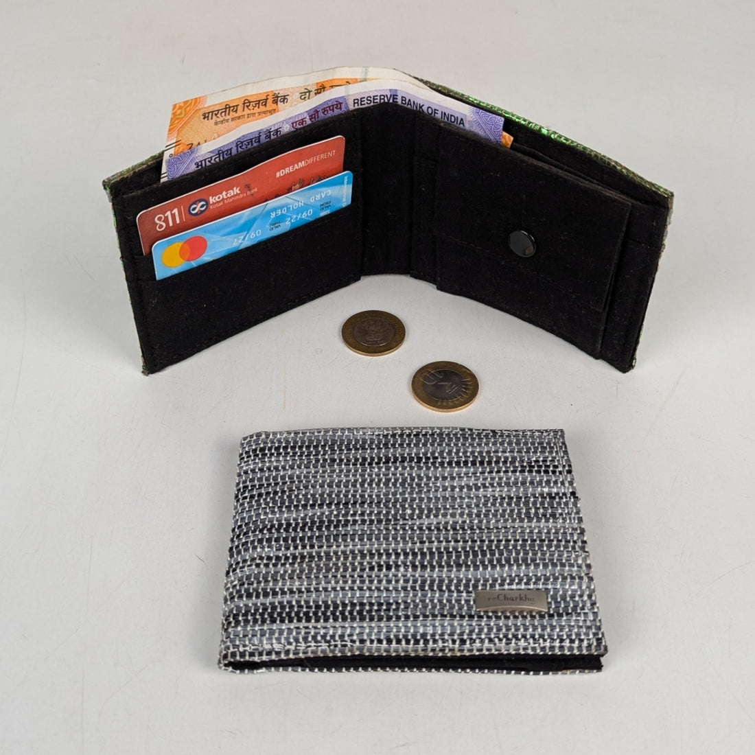 Upcycled Handcrafted Wallet (W1025-014) PS_W