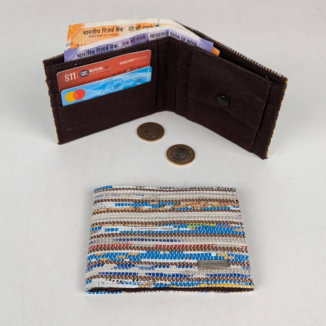 Upcycled Handcrafted Wallet (W1025-015) PS_W