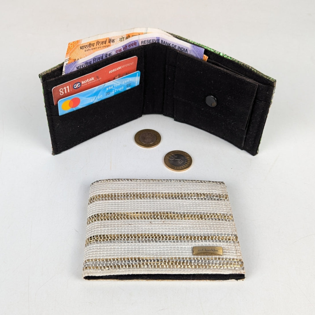Upcycled Handcrafted Wallet (W1025-017) PS_W