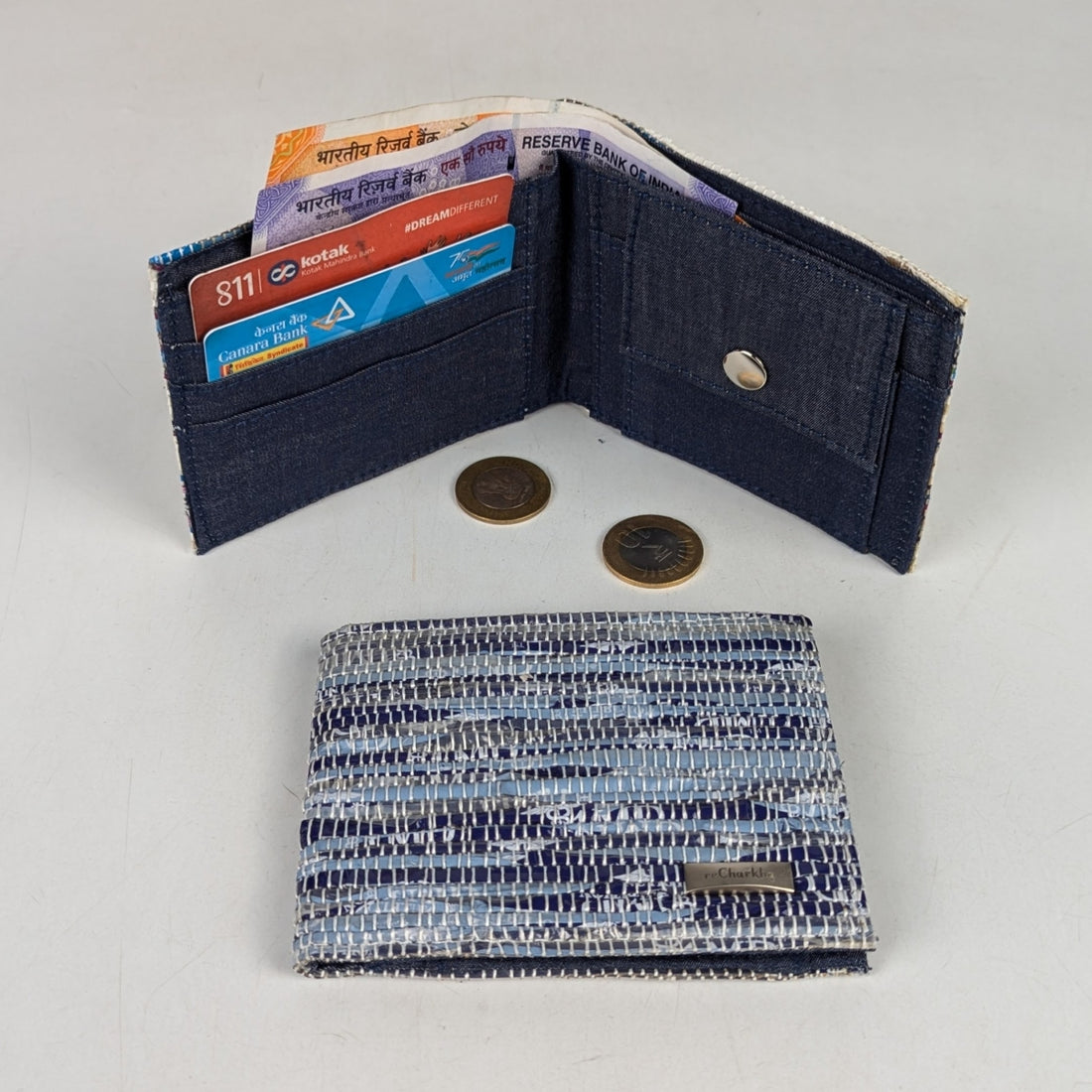 Upcycled Handcrafted Wallet (W1025-018) PS_W