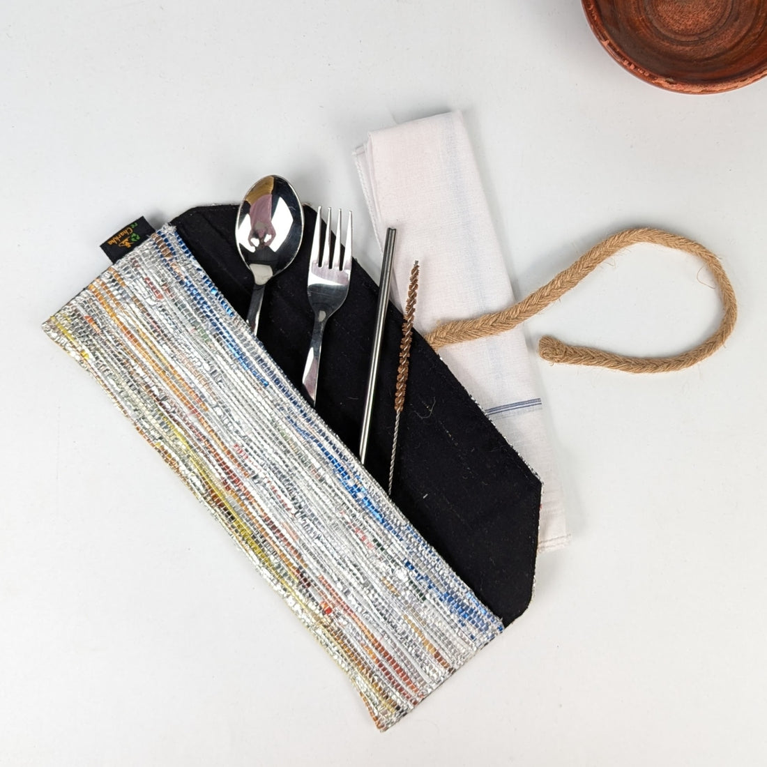 Upcycled Handwoven Cutlery Kit (CK1225-003) PS_W