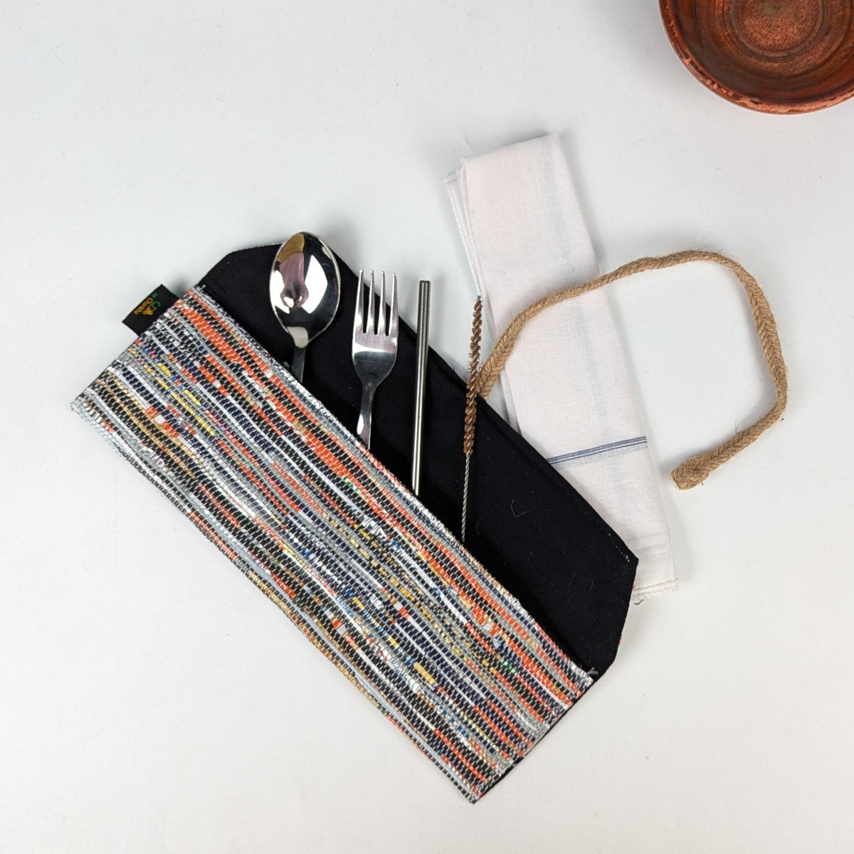 Upcycled Handwoven Cutlery Kit (CK1225-005) PS_W
