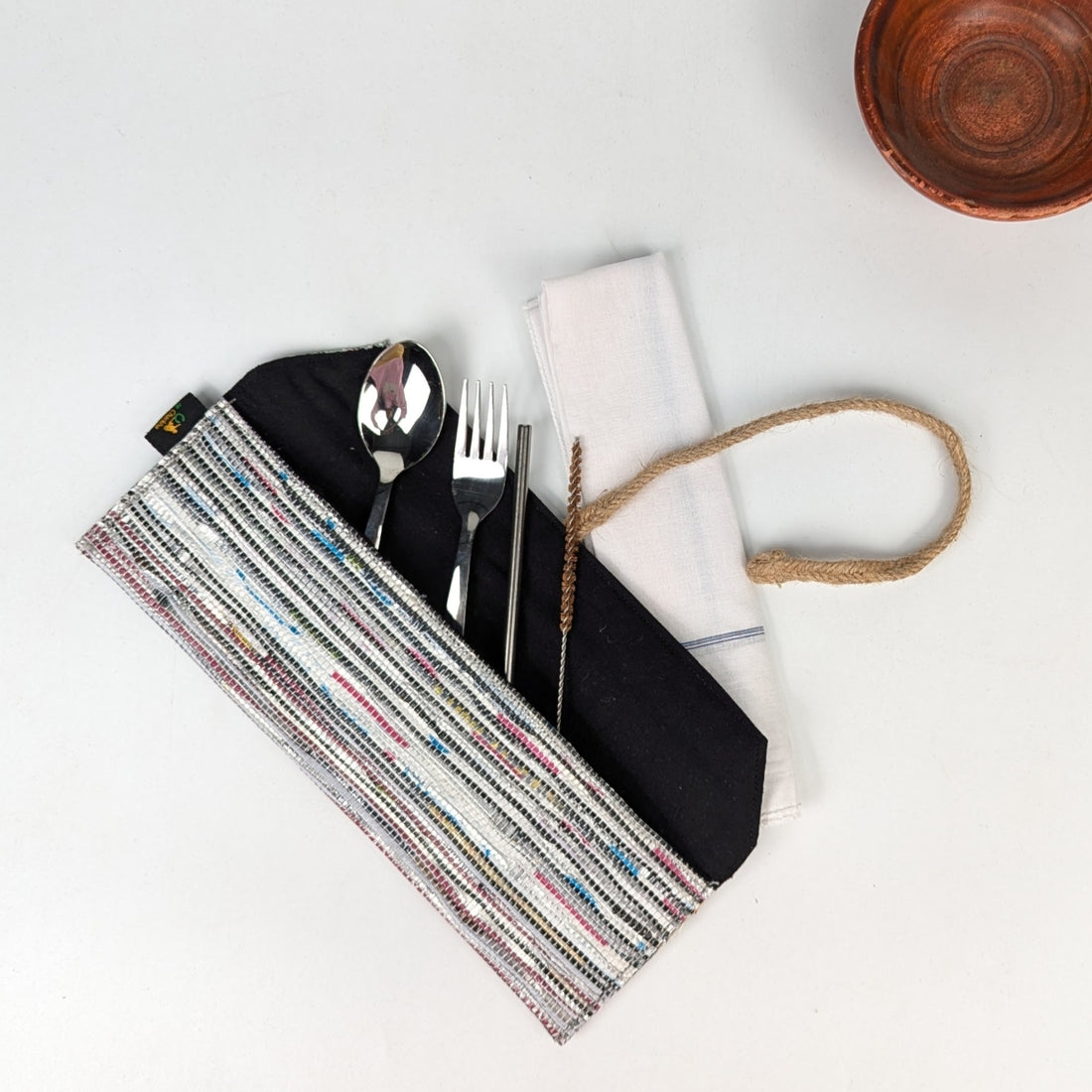 Upcycled Handwoven Cutlery Kit (CK1225-008) PS_W