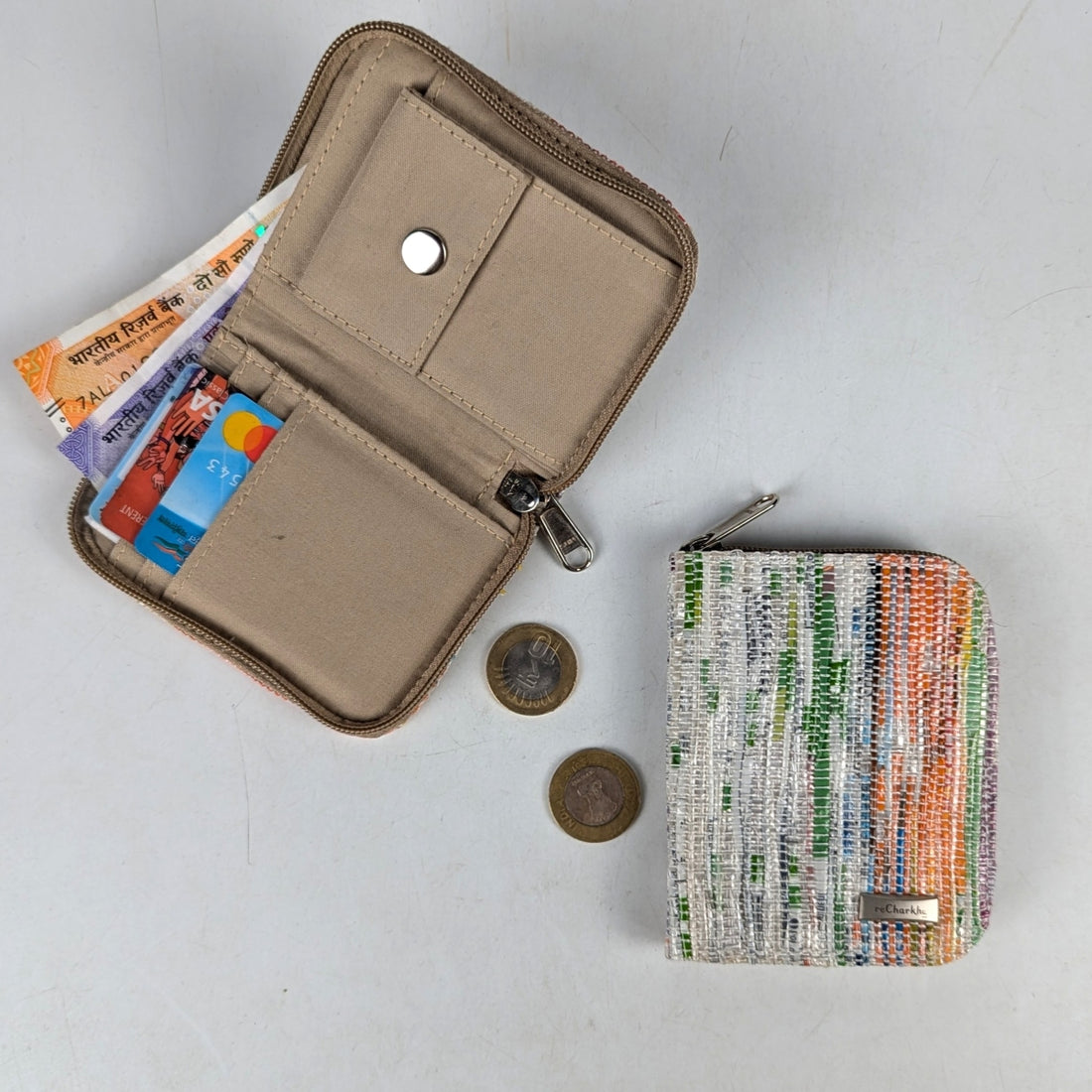 Upcycled Handwoven D Wallet (DW1025-002) PS_W