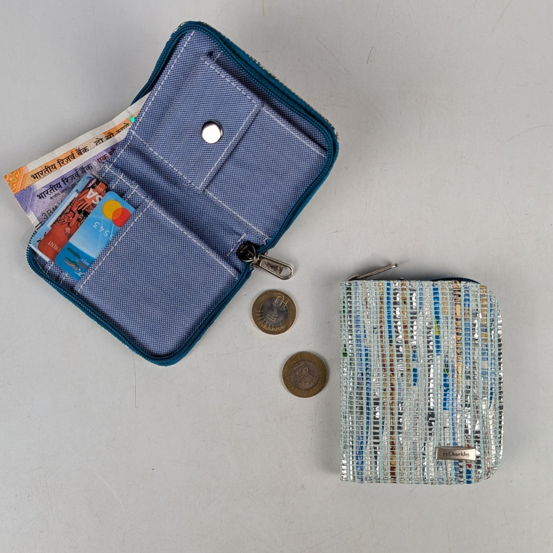 Upcycled Handwoven D Wallet (DW1025-003) PS_W