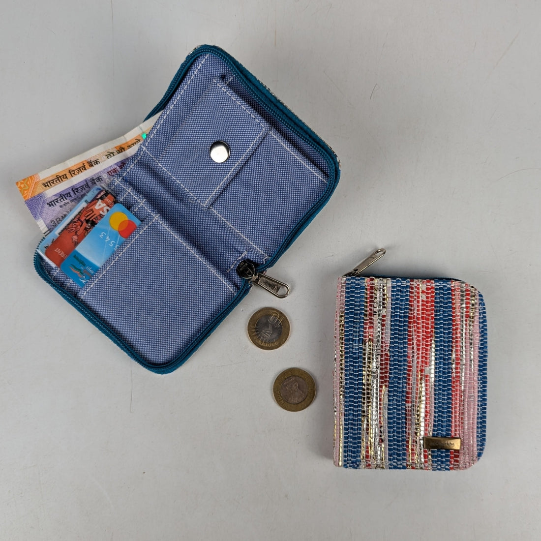 Upcycled Handwoven D Wallet (DW1025-004) PS_W