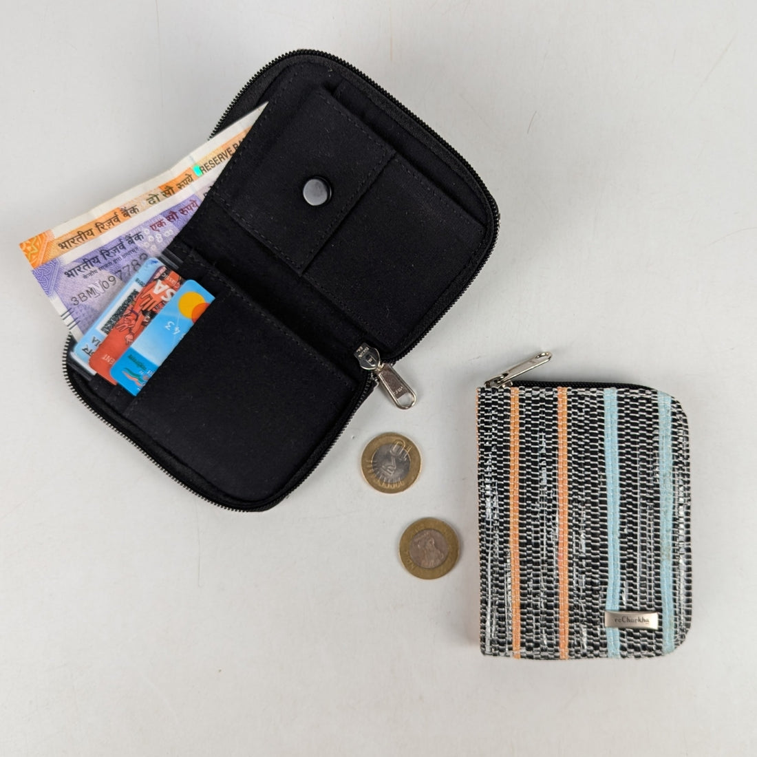 Upcycled Handwoven D Wallet (DW1025-006) PS_W