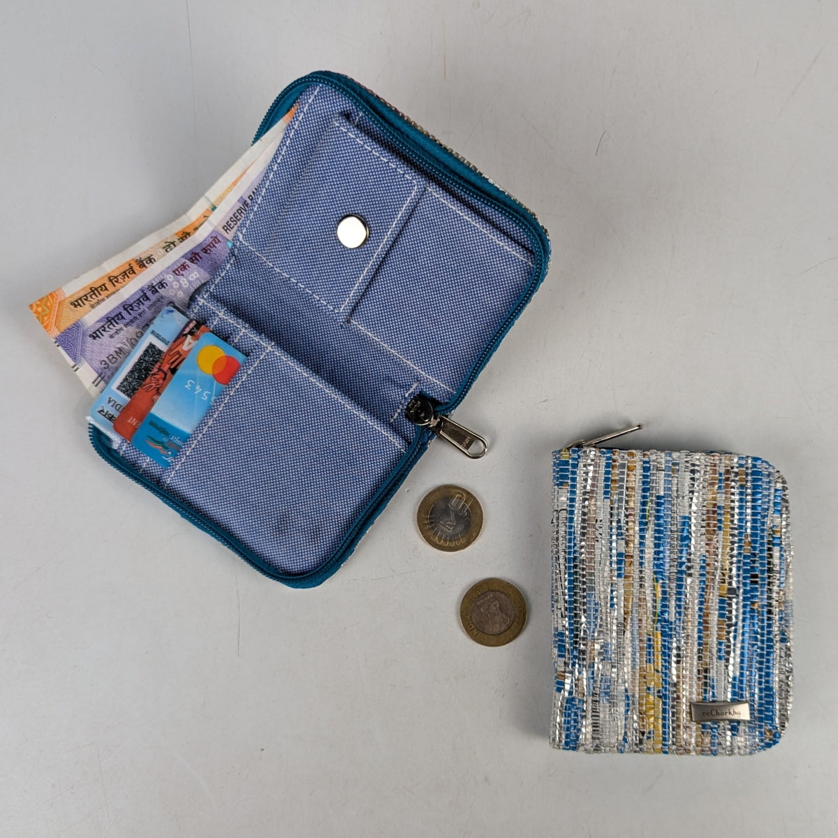 Upcycled Handwoven D Wallet (DW1025-013) PS_W