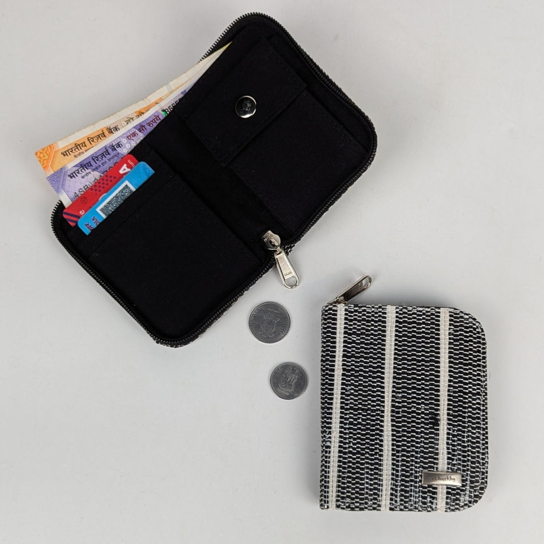 Upcycled Handwoven D Wallet (DW1225-017) PS_W