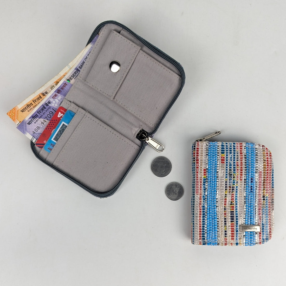 Upcycled Handwoven D Wallet (DW1225-031) PS_W