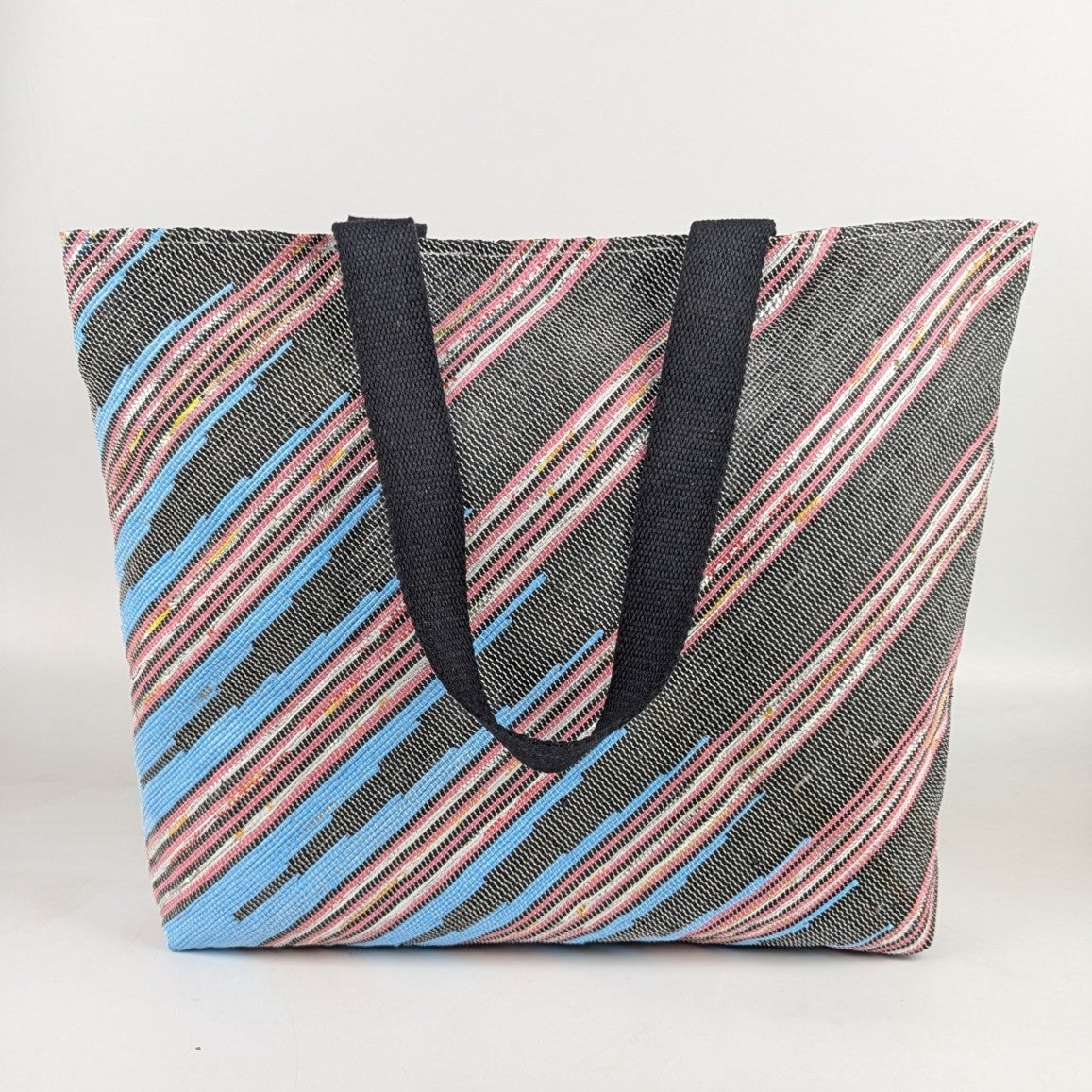 Upcycled Handwoven Designer Beach Bag (BBD0425-003) PS_W