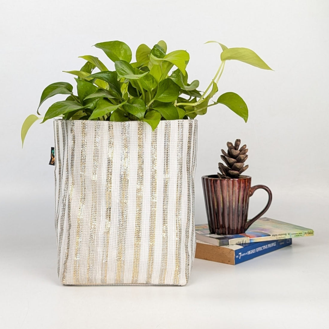 Upcycled Handwoven Grow Pot Big (GPB0424-003)