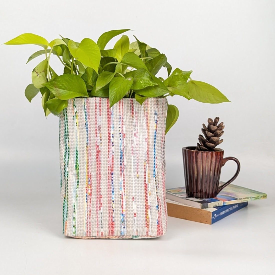 Upcycled Handwoven Grow Pot Big (GPB0725-004) PS_W