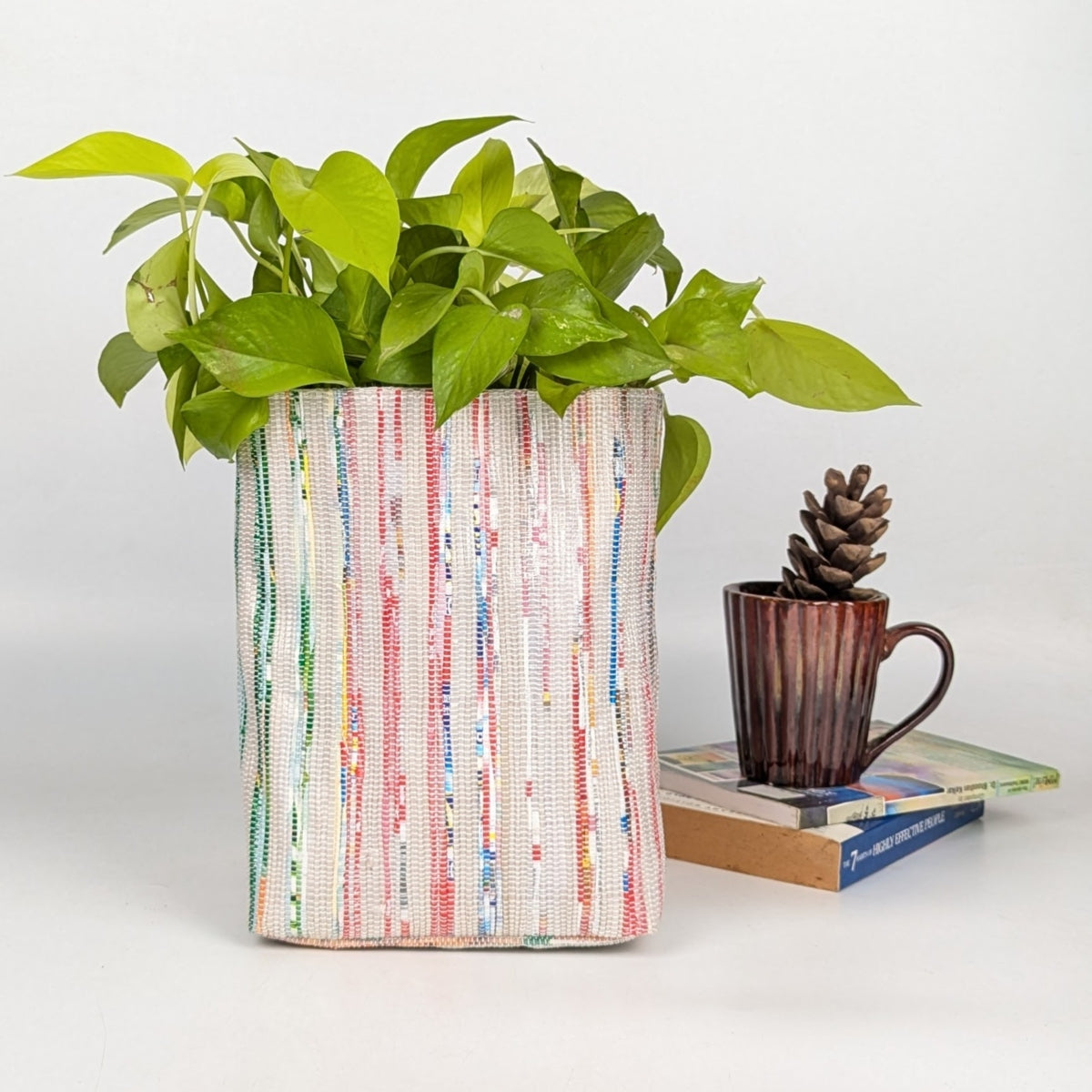 Upcycled Handwoven Grow Pot Big (GPB0725-004) PS_W