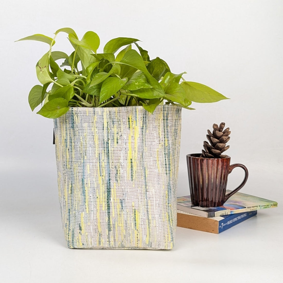 Upcycled Handwoven Grow Pot Big (GPB0725-005) PS_W