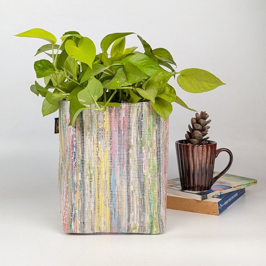 Upcycled Handwoven Grow Pot Big (GPB0725-007) PS_W