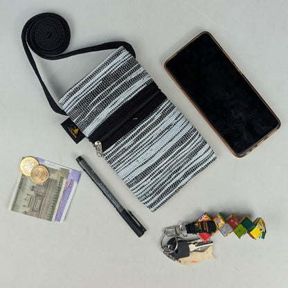 Upcycled Handwoven Mobile Sling (MSL0426-014) PS_W