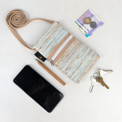 Upcycled Handwoven Mobile Sling (MSL0526-004) PS_W 