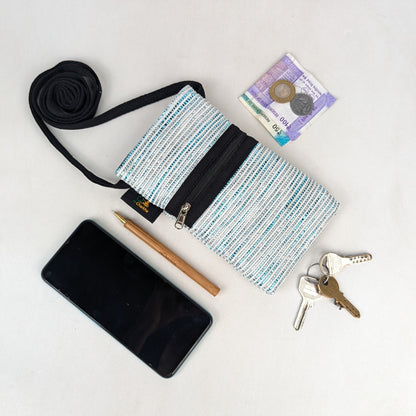 Upcycled Handwoven Mobile Sling (MSL0526-019) PS_W 