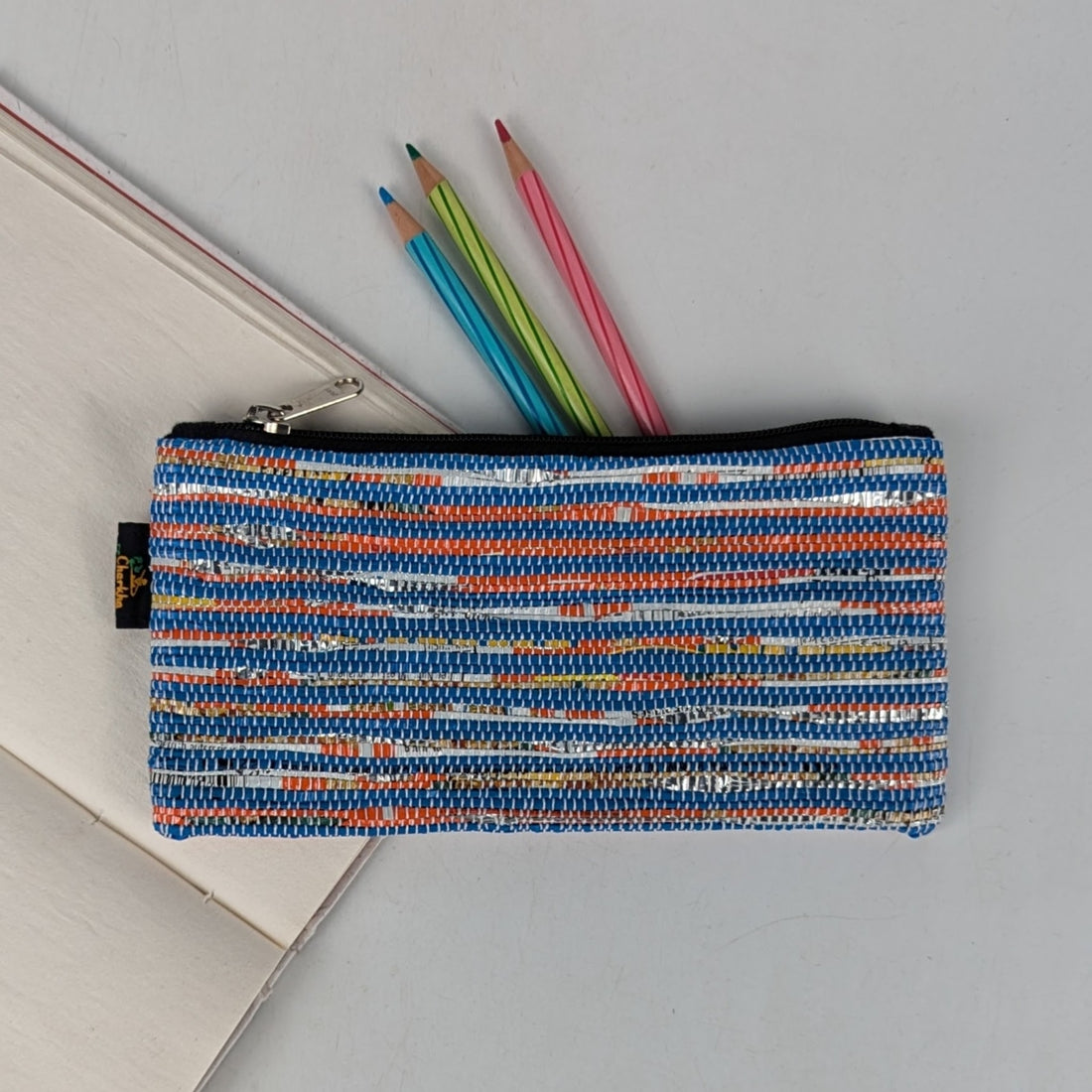 Upcycled Handwoven Pencil Pouch (PP0825-002) PS_W